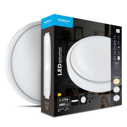 Kruhová - Modee Lighting LED stropní svítidlo, R102, 24W, 3000lm, CRI >80, CCT, IP20, dálkové ovládání - foto 1