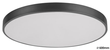Kruhová - Stropní svítidlo Rabalux 3316 Tesia, LED 60W, IP20, paměťová funkce, časovač a funkce nočního světla
