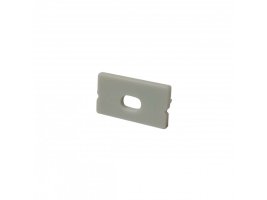 Difuzory a koncovky - Koncovka profilu Surface 8 s otvorem, šedá