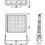 Reflektory - IMPR 732098 Deko-Light podlahové a nástěnné a stropní svítidlo Atik 230V 242W 4000 K 31800 lm 319 tmavě černá RAL 9005 - foto 4