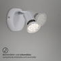 Bodová - BRI 2906-014 Bodové svítidlo pr. 8 cm 1xGU10 3W 250lm titan - BRILONER - foto 4
