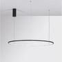 Kruhová - NV 9345609 Závěsné svítidlo TARQUIN černý hliník a akryl LED 58W 230V 3000K IP20 stmívatelné - NOVA LUCE - foto 4