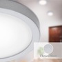 Kruhová - BRI 7141-414 LED stropní svítidlo, pr. 30 cm, 21,4 W, matný chrom - BRILONER - foto 4