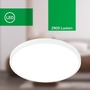 Kruhová - BRILO 3936016 Kaida stropní svítidlo pr.38 cm - 17,1W, 3900lm, LED, energetická třída A, neutrální bílá, bílé - BRILO - foto 4