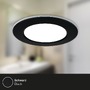 Kruhová - BRI 7034-035 CCT LED vestavná svítidla sada, pr.9,2 cm, 3x LED, 4,8 W, 450 lm, černá - BRILONER - foto 4