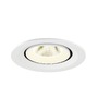 Kruhová - LA 1009587 NUMINOS® GIMBLE M Stropní vestavné svítidlo, 4000 K, 20°, bílá - BIG WHITE (SLV) - foto 4