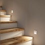 Zapuštěná - P 80002 LED vestavné svítidlo do zdi Tsaro hranaté 80x36mm 1W 230V 2700K bílá mat čidlo - PAULMANN - foto 4