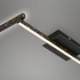 Dekorativní - BRILO 3719-055 LED nástěnné a stropní svítidlo, 227 cm, 24 W, 700 lm, černá - BRILO - foto 4