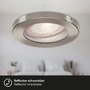 Kruhová - BRI 7181-032 3ks sada LED vestavné svítidlo, pr. 8,5 cm, 5 W, matný nikl - BRILONER - foto 4