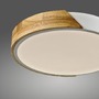 Kruhová - LD 14288-16 BILA LED stropní svítidlo kruhové bílé dřevodekor nadčasový design 3000K - JUST LIGHT - foto 4