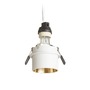 Kruhová - RED R14250 ORTA zápustná bílá/zlatá 230V GU10 9W - RED - DESIGN RENDL - foto 4