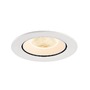 Kruhová - LA 1009713 NUMINOS® GIMBLE L Stropní vestavné svítidlo, 2700 K, 20°, IP20, kulaté, bílé - BIG WHITE (SLV) - foto 4