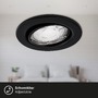 Kruhová - BRI 7147-035 3ks LED vestavné svítidlo, pr. 8,6 cm, 5 W, černá - BRILONER - foto 4
