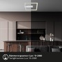 Hranatá - BRILO 3770019 LED stropní svítidlo s čidlem, 32 cm, 14W, 400lm, hliník - BRILONER - foto 4