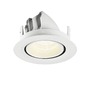 Kruhová - LA 1010075 NUMINOS® GIMBLE XS Stropní vestavné svítidlo, 4000 K, 40°, IP20, kulaté, bílé - BIG WHITE (SLV) - foto 4