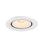Kruhová - LA 1009392 NUMINOS® GIMBLE S Stropní vestavné svítidlo, 2700 K, 40°, IP20, kulaté, bílé - BIG WHITE (SLV) - foto 4