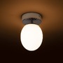 Koupelnová - RED R13689 MERINGUE 11 stropní opálové sklo/chrom 230V LED G9 9W IP44 - RED - DESIGN RENDL - foto 4