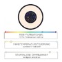 Kruhová - LD 15572-18 ASTRO LED stropní svítidlo, černá, CCT, RGB, dálkový ovladač, stmívatelné, paměťová funkce RGB+2700-5000K - LEUCHTEN DIREKT / JUST LIGHT - foto 4