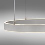 Kruhová - LD 15156-55 LILLUTI LED závěsné svítidlo 3 ramenné stříbrná přímé/nepřímé osvětlení stmívatelné dálkový ovladač 3000K - LEUCHTEN DIREKT / JUST LIGHT - foto 4