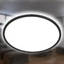 Kruhová - BRILO 7155-415 Slim svítidlo LED panel, pr. 29,3 cm, 18 W, černá - BRILO - foto 4