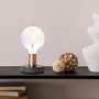 Stolní lampy dekorační - RED R13907 ALGOT stolní černá česaná měď 230V E27 40W - RED - DESIGN RENDL - foto 4