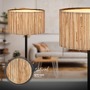 Stolní lampy dekorační - BRI 7855014 Slama stolní lampa, stínidlo z mořské trávy, přírodní - BRILONER - foto 4