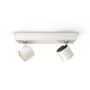 Bodová - PH 56242/31/P0 LED WarmGlow Bodové svítidlo Philips Star 56242/31/P0 bílé 2200K-2700K 2x4,5W - PHILIPS (915005307201) - foto 4