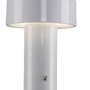 Stolní lampy dekorační - LD 19190-16 AGNES LED bateriové stolní svítidlo bílé tvar houby stmívatelné dotykem USB 2700-5000K - JUST LIGHT - foto 4