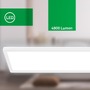 Hranatá - BRILO 7551016 Tava A LED stropní svítidlo 98cm, energetická třída A, přímé a nepřímé osvětlení, bílé - BRILO - foto 4