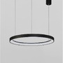Kruhová - NV 9853684 Závěsné svítidlo PERTINO černý hliník a akryl LED 48W 230V 3000K IP20 stmívatelné - NOVA LUCE - foto 4