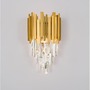 Dekorativní - NV 9050100 Nástěnné svítidlo GRANE zlatý kov a křišťál E14 2x5W 230V IP20 bez žárovky - NOVA LUCE - foto 4