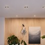 Koupelnová - P 94472 LED vestavné svítidlo Nova kruhové 3x6,5W černá/mat výklopné 3-krokové-stmívatelné teplá bílá 3ks sada - PAULMANN - foto 4