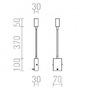 S ramenem - RED R10602X VÝPRODEJ VZORKU - VERSA nástěnná matný nikl 230V LED 3W 40° 3000K, 240lm - RED - DESIGN RENDL - foto 4