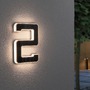 Nástěnná - P 79843 Venkovní solární domovní číslo 2 IP44 3.000K 0,2W nabíjecí baterie výměnná - PAULMANN - foto 4
