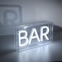 Dekorativní - LD 85026-16 NEON-BAR LED nástěnné svítidlo bílé nápis BAR, USB, dekorační šňůrový vypínač - LEUCHTEN DIREKT / JUST LIGHT - foto 4