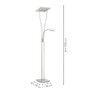 Stojací lampy - LD 11776-55 HELIA LED stojací lampa se čtecím ramenem, ocel, design 3000K - LEUCHTEN DIREKT / JUST LIGHT - foto 4