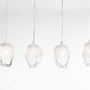 Podélná - NV 9260235 Závěsné svítidlo ICE bílé sklo s přechody a bílý kov G9 5x5W 230V IP20 bez žárovky - NOVA LUCE - foto 4