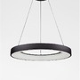 Kruhová - NV 9853044 Závěsné svítidlo RANDO SMART černý hliník a akryl LED 50W 230V 3000K - 4000K IP20 Tuya stmívatelné - NOVA LUCE - foto 4