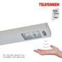 Přisazená - TF 203609TF TELEFUNKEN 3ks sada senzor nábytkové skříňkové svítidlo, 16 cm, 2,5 W, 180 lm, hliník - BRILONER - foto 4