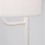 Stojací lampy - NV 9180521 Stojací lampa YAMA bílé stínidlo a bílý hliník vypínač na těle E27 1x12W 230V IP20 bez žárovky - NOVA LUCE - foto 4