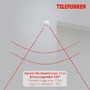 Na zeď - TF 306406TF TELEFUNKEN pohybové čidlo 7,7 cm bílé - BRILONER - foto 4
