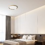 Kruhová - RED R14310 SOLEN LED přisazené svítidlo, kruhové česaná mosaz - RED - DESIGN RENDL - foto 4
