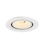 Kruhová - LA 1009389 NUMINOS® GIMBLE S Stropní vestavné svítidlo, 2700 K, 20°, IP20, kulaté, bílé - BIG WHITE (SLV) - foto 4