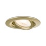 Koupelnová - P 92408 LED vestavné svítidlo Nova Plus 3ks sada IP65 kruhové 93mm 30° GU10 3x6W 230V stmívatelné 2700K zlatá mat - PAULMANN - foto 4
