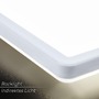 Hranatá - BRILO 3865416 Slim Case stropní svítidlo 42x42 cm - 22W, 3000lm, neutrální bílá, LED, bílé - BRILO - foto 4