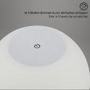 Na stůl - BRILO 7439-014 ///  LED bateriové stolní svítidlo, pr.16 cm, LED modul, 3W, 350 lm, matný chrom - BRILO - foto 4