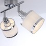 Bodová - LD 15372-17 ACCOR LED stropní svítidlo 2 ramenné lesklý chrom otočné do interiéru - LEUCHTEN DIREKT / JUST LIGHT - foto 4
