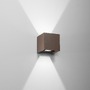 Nepřímé osvětlení - FAN LED-W-ALFA-20-BRO Nástěnné svítidlo LED ALFA bronz 2x10 W 1800 lm CCT 3000-4000 K IP54 12x12 cm - FANEUROPE - foto 4