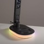 Stolní lampy pracovní - LD 11018-18 TINA LED stolní lampa černá dotykový stmívač nabíjení telefonu bezdrátově i USB 3000-5000K - JUST LIGHT - foto 4