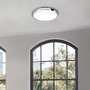 Kruhová - BRI 3351016 LED stropní svítidlo, pr. 28,5 cm, 13 W, bílé-chrom (starý kód: BRI 3351-016) - BRILONER - foto 4